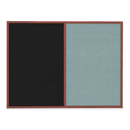 United Visual Products Sliding Door Indoor Enclosed Corkboard, 3 UV9000ACS-WHITE-DBURGU